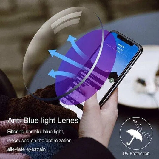 Screwless Foldable Blue Light Reading Glasses – Ultralight Frame, Anti-Screen Strain, Unisex