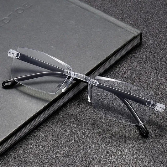 Screwless Foldable Blue Light Reading Glasses – Ultralight Frame, Anti-Screen Strain, Unisex